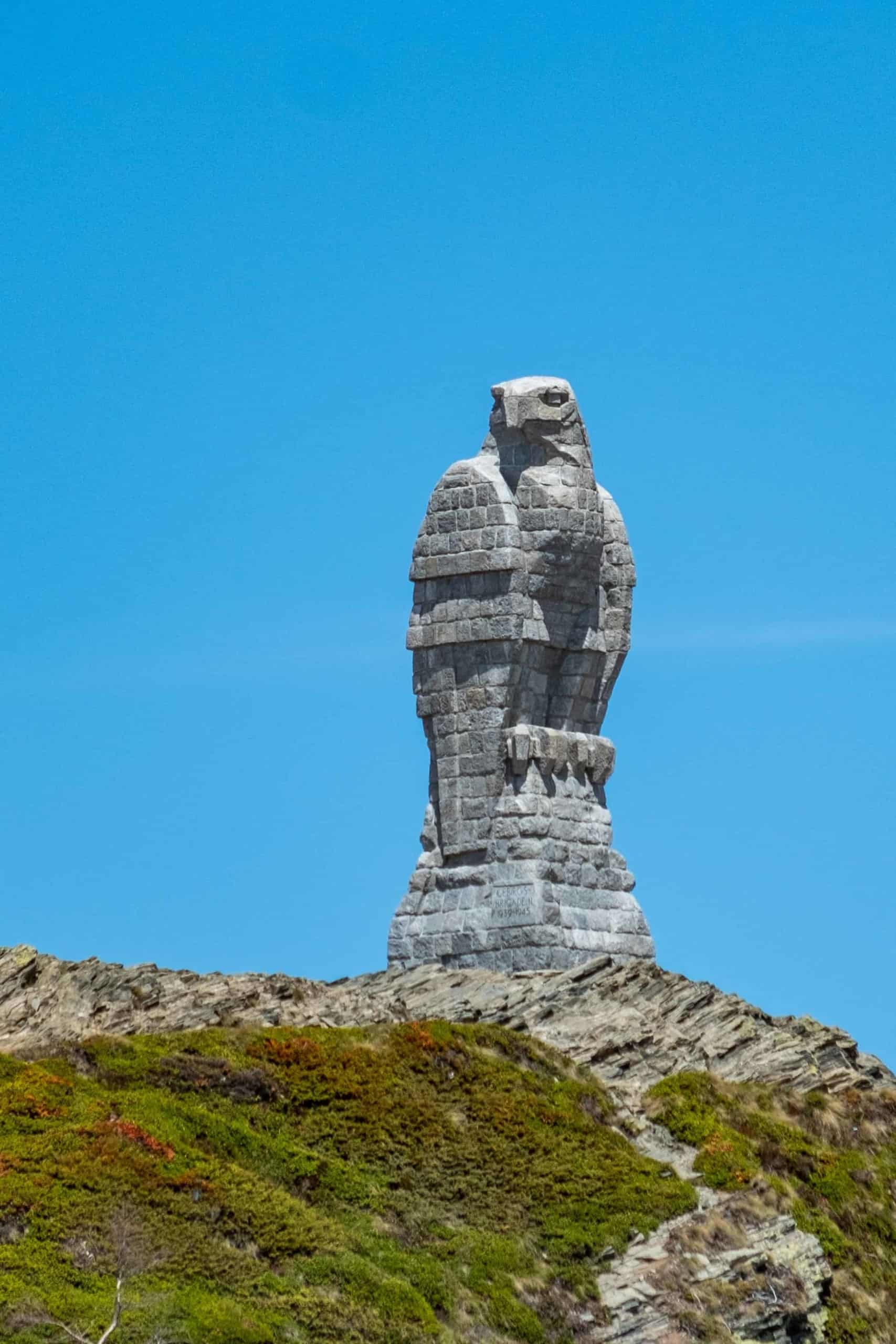 The Simplon Eagle is the emblem of the Simplon Pass - Stockalperweg