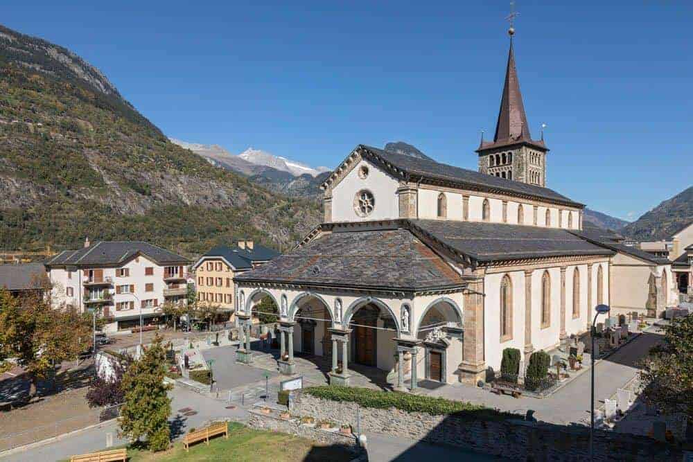 Pilgern Schweiz Wallfahrtskirche Glis